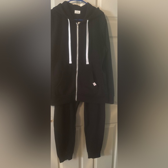 Black fleece wide waistband jogger - Picture 5 of 9